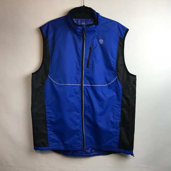 Gold's Gym Reflective Vest L / XL  Blue Black - Picture 4 of 7